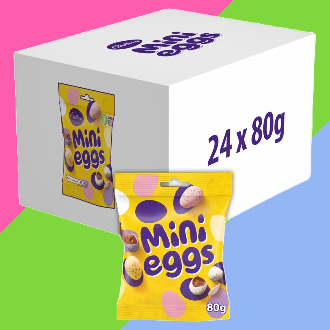 Cadbury Mini Eggs Chocolate Bag 24x80g