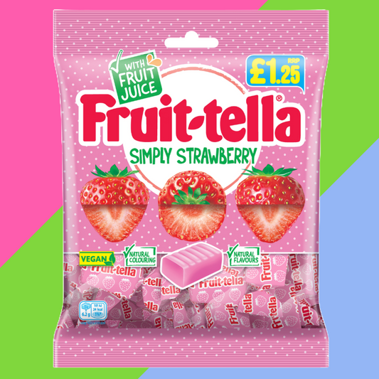 Fruit-tella Simply Strawberry 12x135g £1.25 PMP