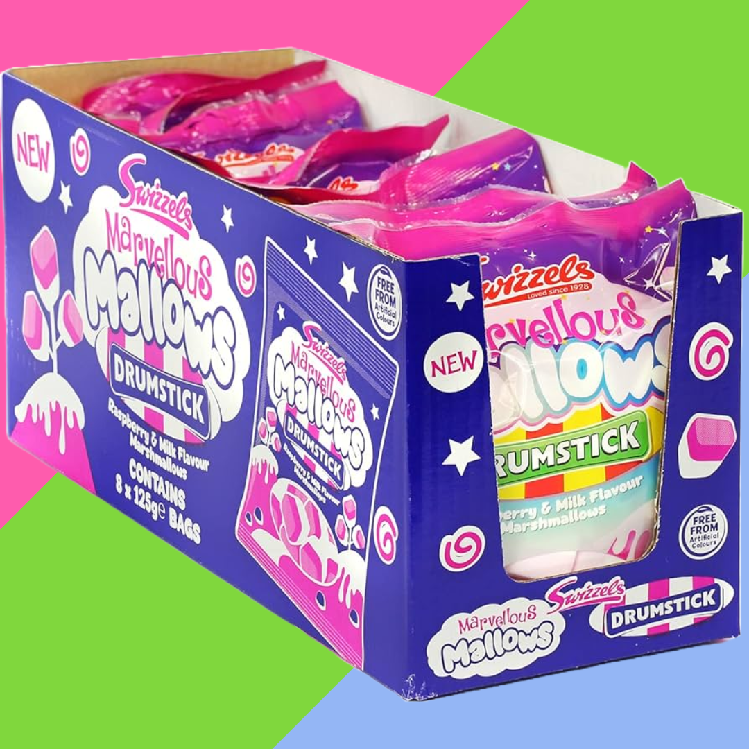 Swizzels Marvellous Mallows Bag 12x100g £1.25 PMP