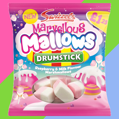 Swizzels Marvellous Mallows Bag 12x100g £1.25 PMP