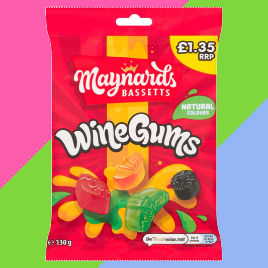 Maynards Bassetts Wine Gums Sweets Bag 10x130g £1.35 PMP