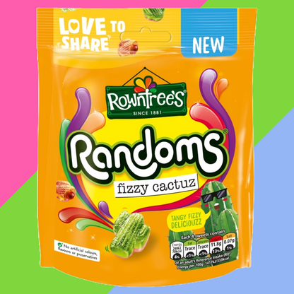 Rowntree's Randoms Fizzy Cactuz Sweets Sharing Bag 130g