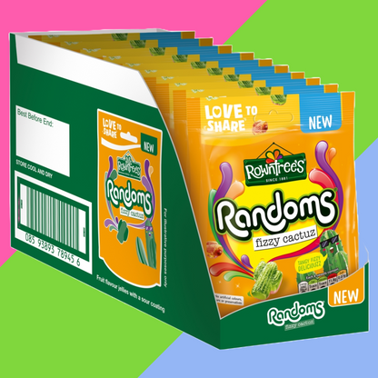 Rowntree's Randoms Fizzy Cactuz Sweets Sharing Bag 130g