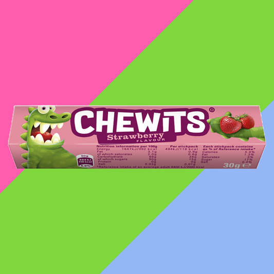 Chewits Strawberry Flavour Stick Pack 40x30g