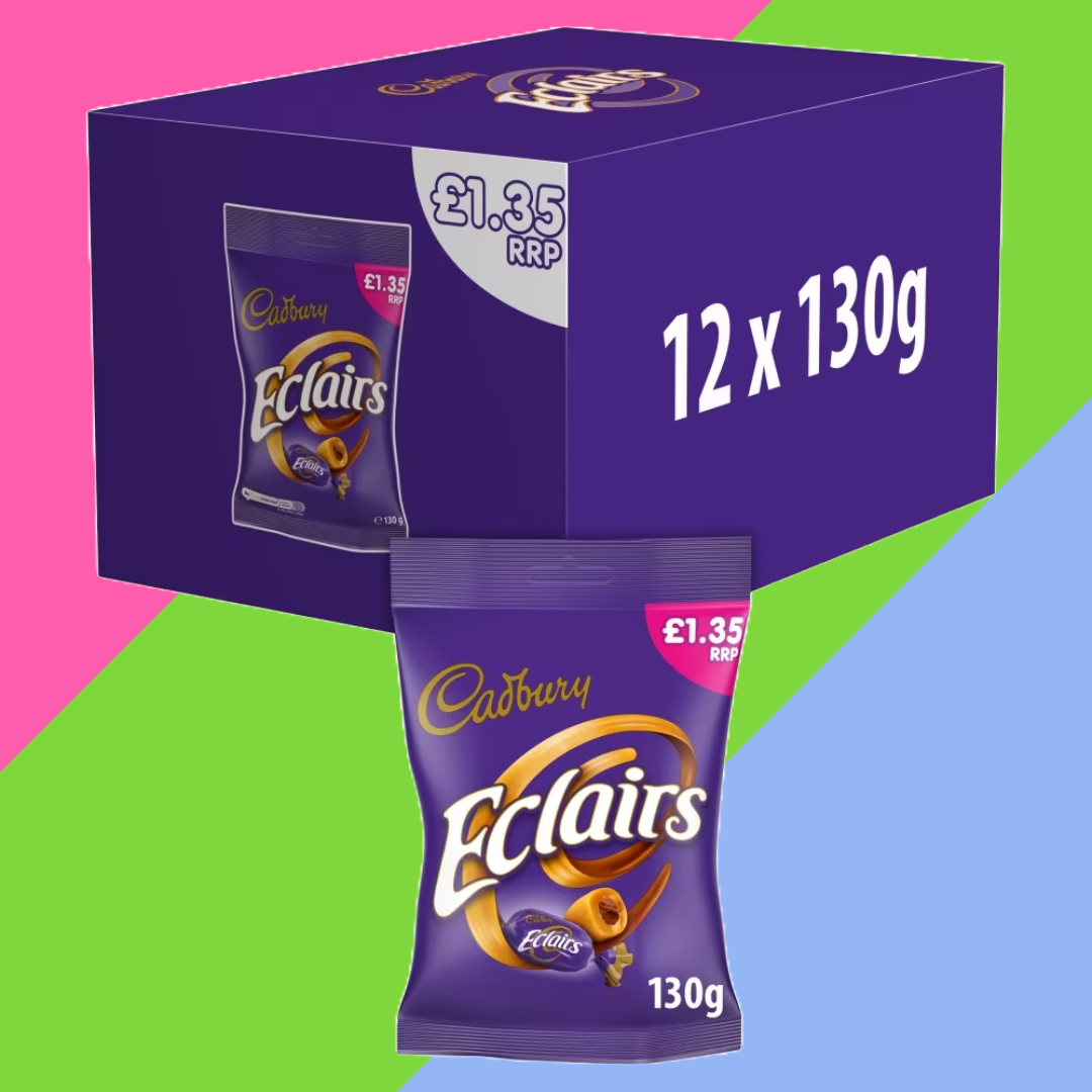 Cadbury Eclairs Chocolate Bag 12x130g £1.35 PMP