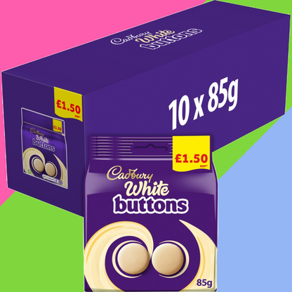 Cadbury White Buttons Chocolate Bag 10x85g £1.50 PMP