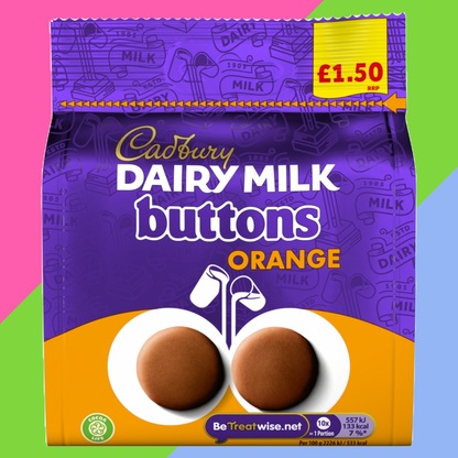 Cadbury Dairy Milk Orange Buttons Chocolate Bag 10x85g £1.50 PMP