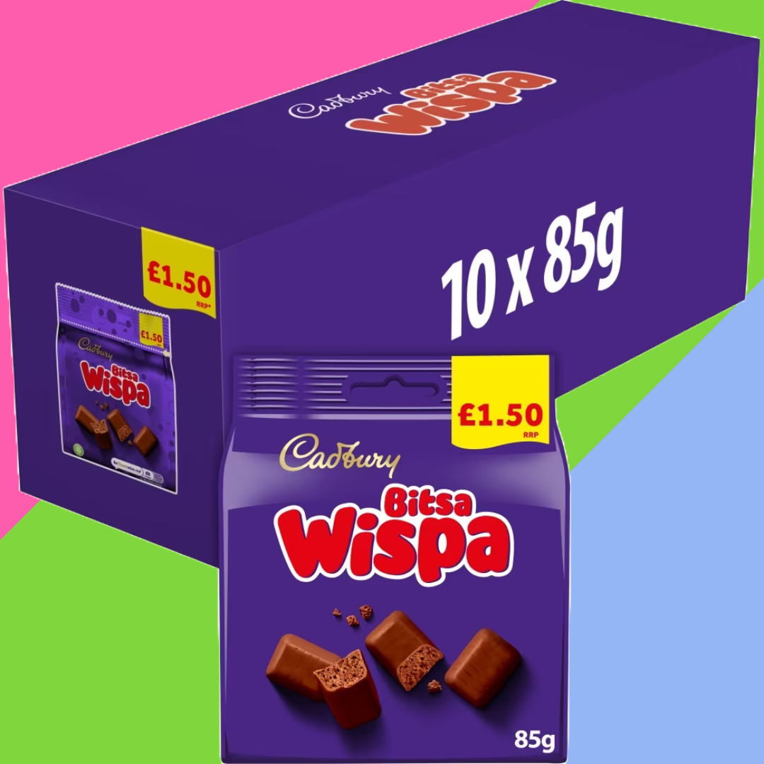 Cadbury Bitsa Wispa Chocolate Bag 10x85g £1.50 PMP