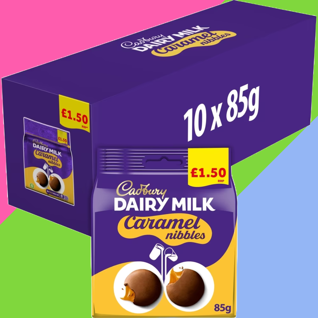 Cadbury Dairy Milk Caramel Nibbles Chocolate Bag £1.50 PMP 10x85g