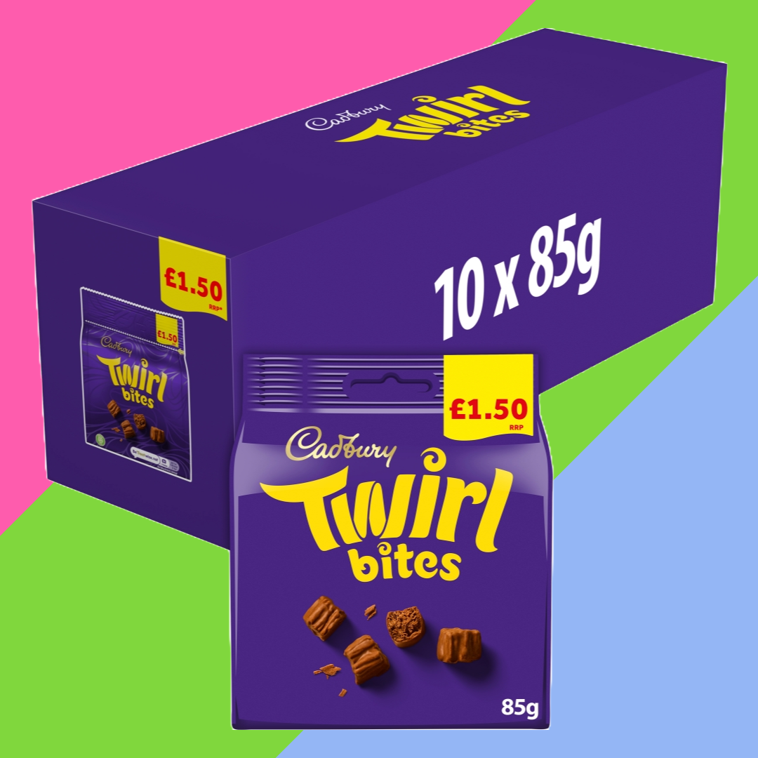 Cadbury Twirl Bites Chocolate Bag 10x85g Bags £1.50 PMP