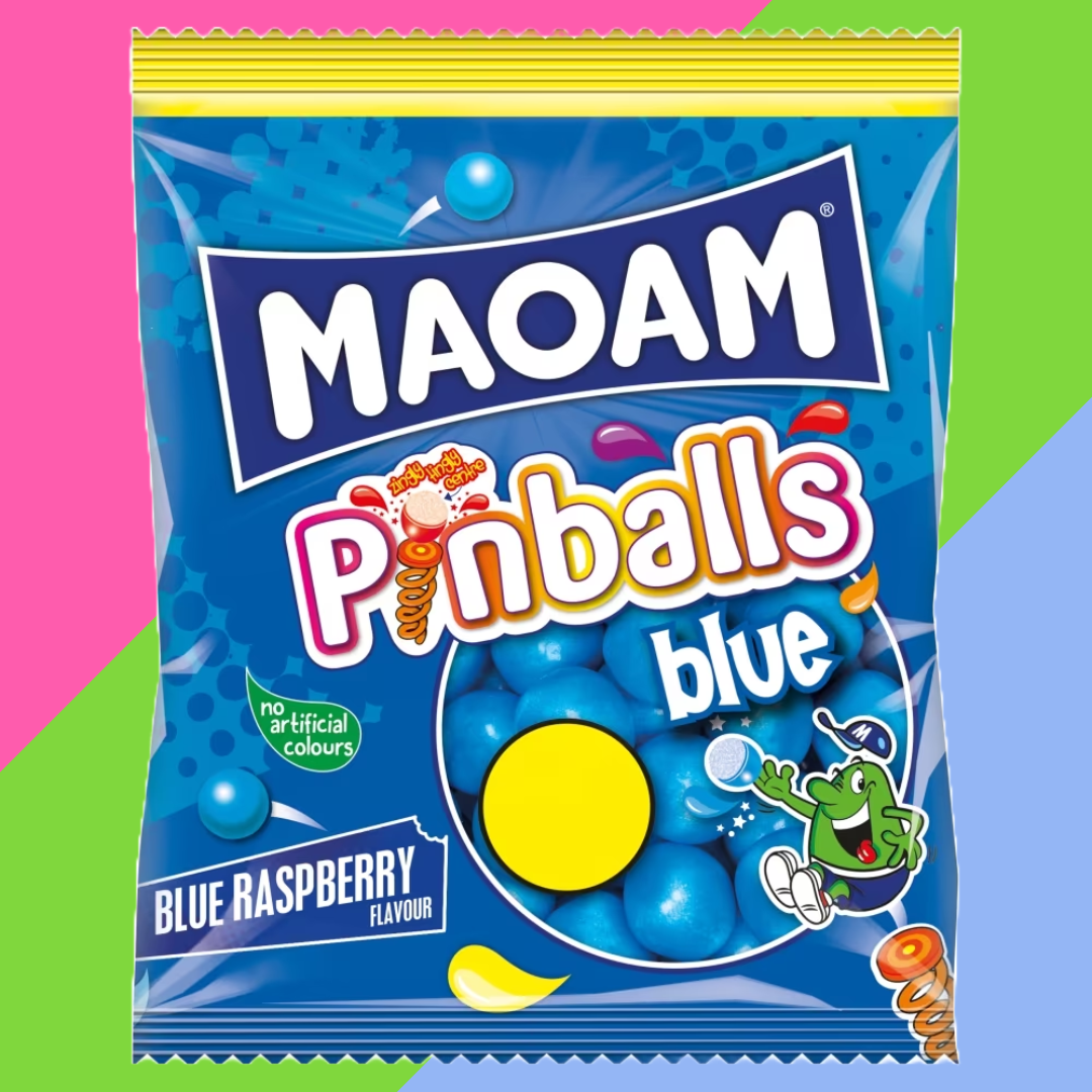 Maoam Pinballs Blue Raspberry Flavour 14x140g £1.25 PMP