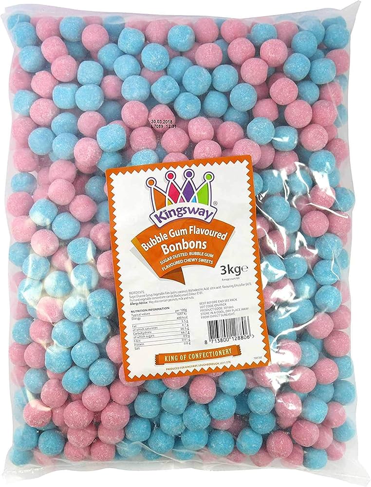 Kingsway Veggie Bubblegum Bon Bons 3kg