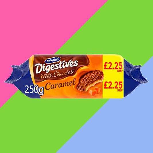 McVitie's Caramel Digestive Biscuits 15x250g £2.25