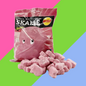 BUBS Cool Raspberry Foam Skull 90g PACK OF 12