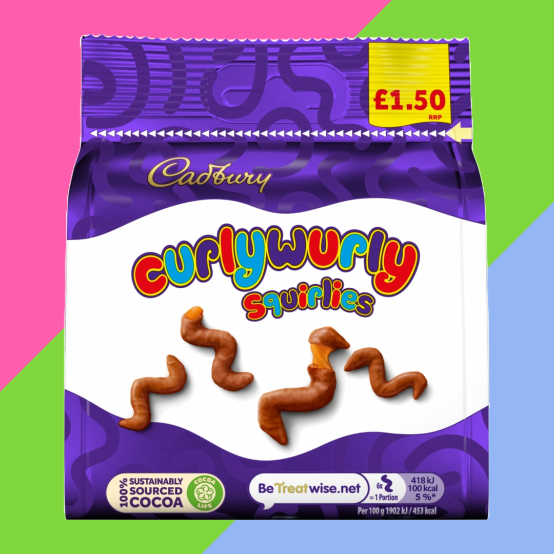 Cadbury Curly Wurly Squirlies Chocolate Bag 10x85g Bags £1.50 PMP