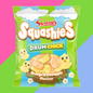 NEW-LIMITED EDITION Swizzels Squashies Drum Chick Orange & Pineapple Flavour 12x120g