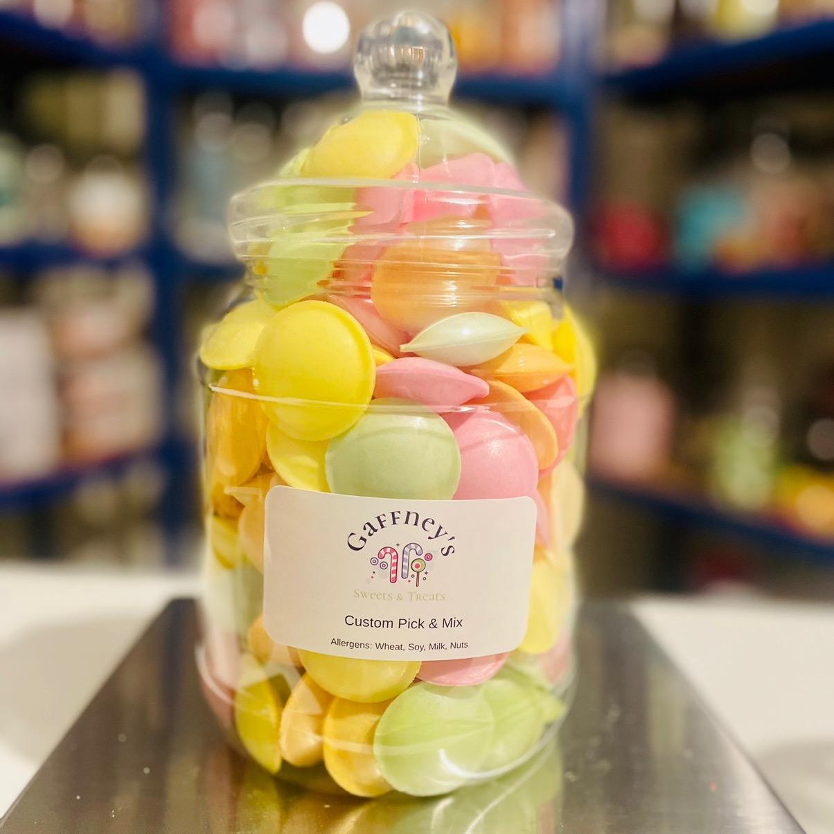 Retro Style Flying Saucers in Reusable Jar - 200g – Gaffneys Sweets ...