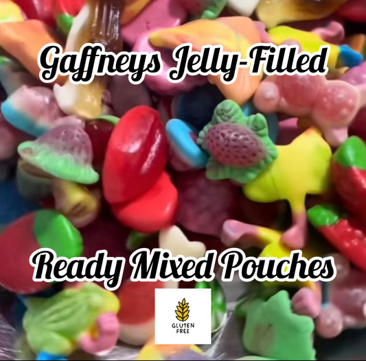 GAFFNEYS JELLY FILLED READY MIXED POUCHES