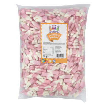 Kingsway Strawberry Milkshake Bottles 3kg