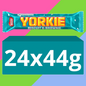 Yorkie Biscuit & Brownie Flavour Milk Chocolate Bar 24x44g