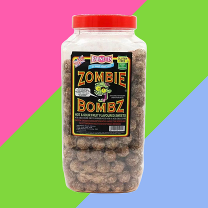 Zombie Bombz Hot and Sour Fruit Sweets - 200G Pouch