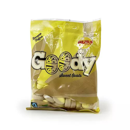 BUBS GOODY Banana & Toffee 90g PACK OF 12