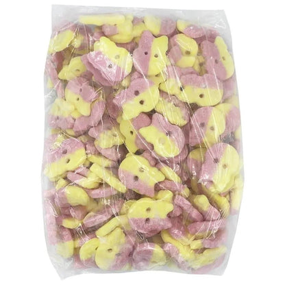 BUBS Sour Raspberry & Lemon Foam Skulls 2.6kg - Gaffneys Sweets & Treats