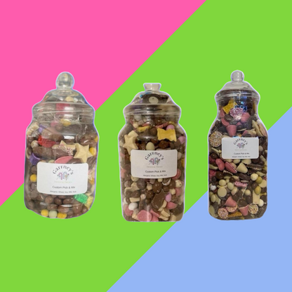 GAFFNEY'S DELECTABLE CHOCOLATE JARS