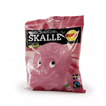 BUBS Cool Raspberry Foam Skull 90g PACK OF 12