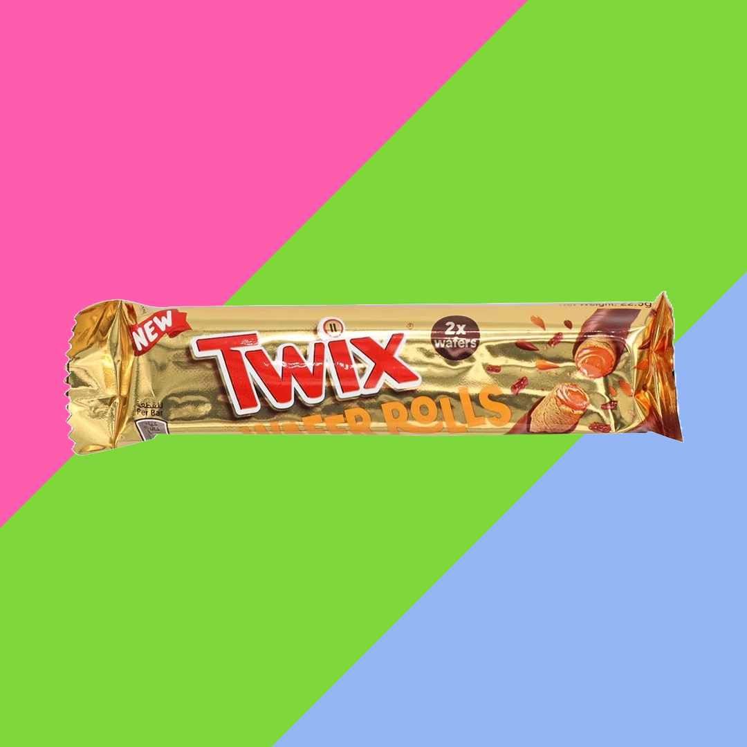 Twix Wafer Rolls Bar 12x22.5g Bars (Egypt)